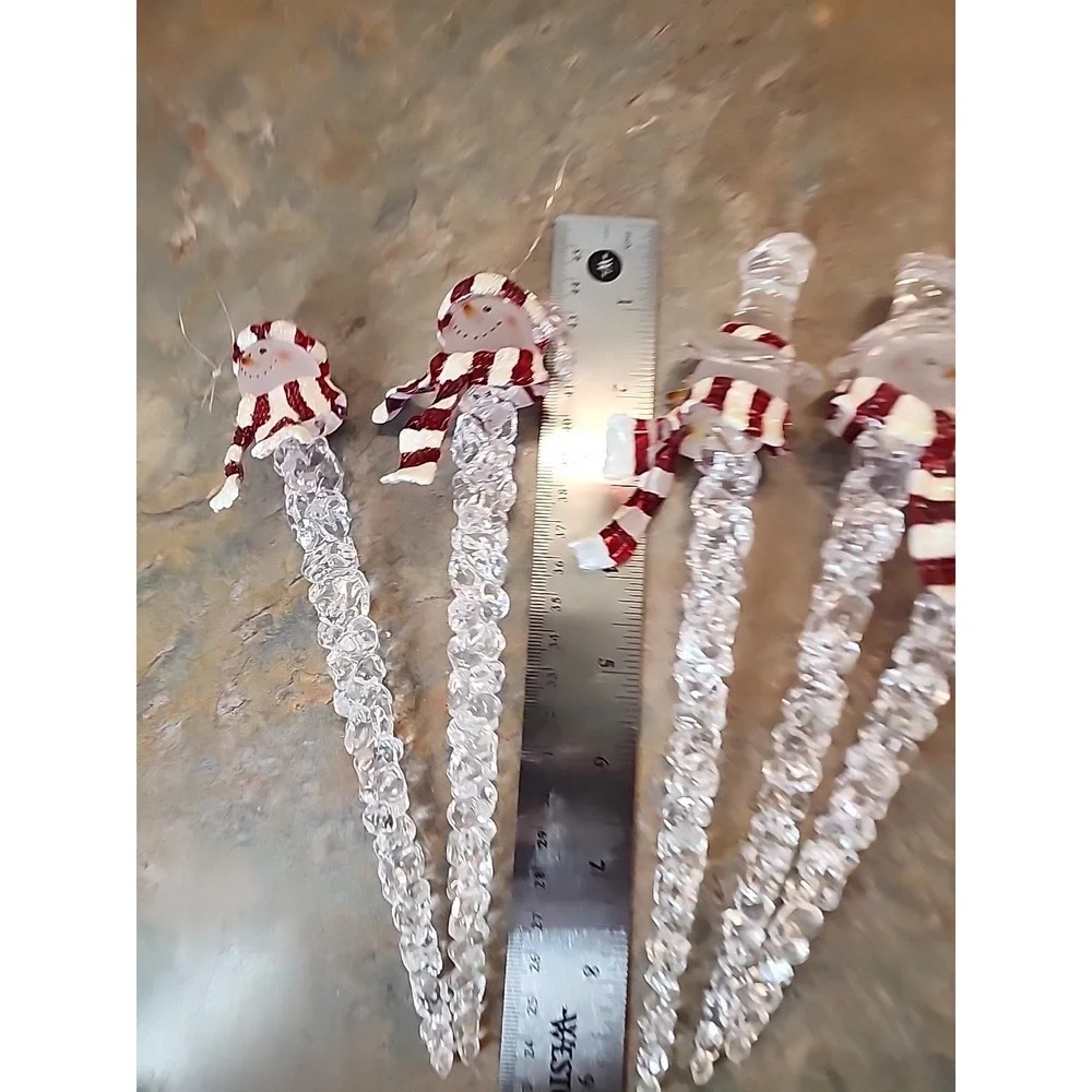 Snowman Icicle Ornament 9